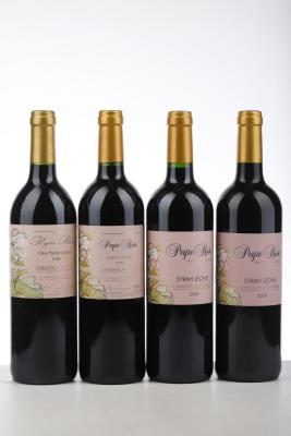 MIXED CLOS SYRAH LEONE 1998 +2004+2006+2008 - Peyre Rose  - 4 Bottles