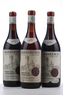 BARBARESCO 1971 - Produttori del Barbaresco - 3 Bottles
