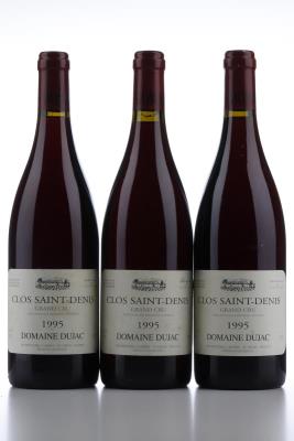 CLOS ST DENIS Dujac 1995 - 3 Bottles