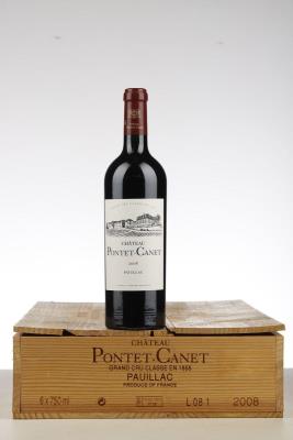PONTET CANET 2008 - Mc - 5 Bottles - Owc 6