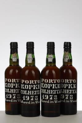 KOPKE COLHEITA PORT 1978 - Kopke -  3 Bottled 1997 - 1 Bottled in 1995 - 4 Bottles