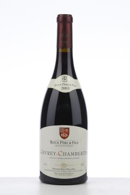 GEVREY CHAMBERTIN 2003 - Roux - 1 Bottle