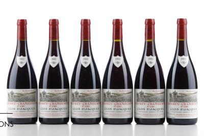 GEVREY CHAMBERTIN CLOS ST JACQUES 2002 - Armand Rousseau - 6 Bottles