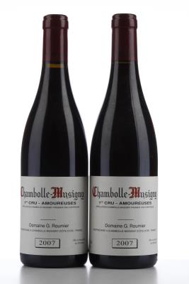 CHAMBOLLE MUSIGNY LES AMOUREUSES Georges Roumier 2007 - 2 Bottles