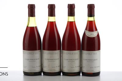 CLOS VOUGEOT 1971 - Domaine des Varoilles - 4 Bottles