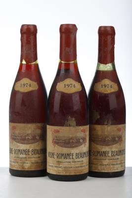 VOSNE ROMANEE BEAUMONTS 1974 - Charles Noellat - 3 Bottles
