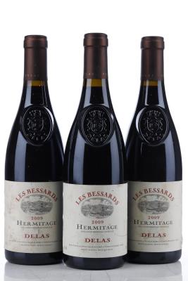 HERMITAGE LES BESSARDS 2009 - Delas - 3 Bottles