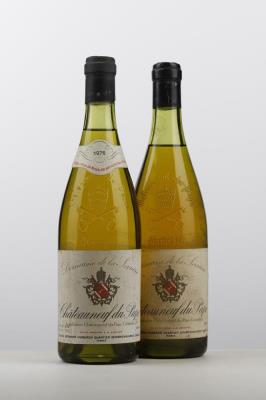 CHATEAUNEUF DU PAPE BLANC DOMAINE DE LA SERRIERE 1976 - Domaine de la Serriere - 2 Bottles