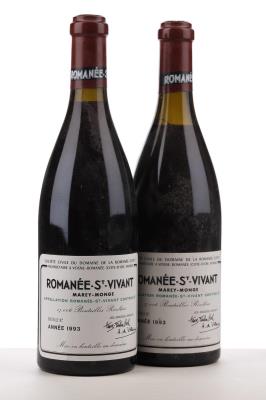 ROMANEE ST VIVANT 1993 - Domaine de la Romanee Conti - 2 Bottles