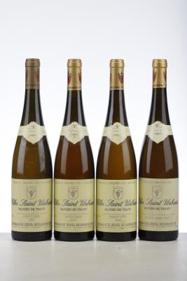 PINOT GRIS CLOS ST URBAIN RANGEN DE THANN 1*1995 + 1*2001 + 1*2007 + 1*2008  - Zind Humbrecht - 4 Bottles