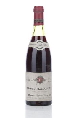 BEAUNE MARCONNETS TETE DE CUVEE 1976 - Remoissenet - 1 Bottle