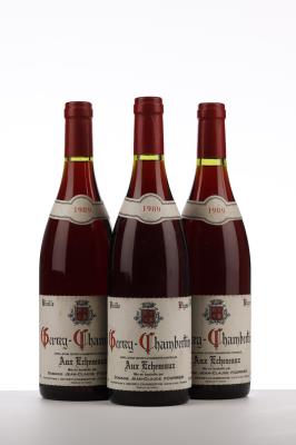 GEVREY CHAMBERTIN AUX ECHEZEAUX VIEILLE VIGNE 1989 - Jean Claude Fourrier - 3 Bottles