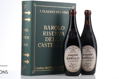 BAROLO RISERVA DELLA CASTELLANA 1952 - Marchesi di Barolo - 2 Bottles - Oc  2