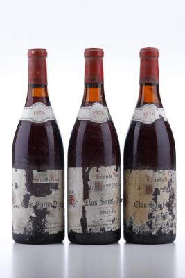 CLOS ST DENIS 1976 - Georges Lignier - Caves Dessilly - 3 Bottles