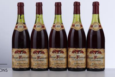 VOSNE ROMANEE LES MALCONSORTS 1977 - Cathiard Molinier - 10 Bottles