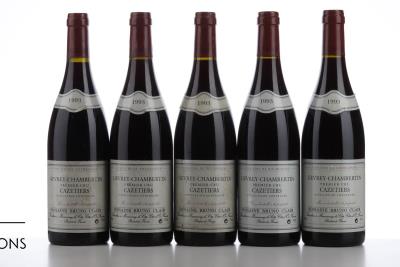 GEVREY CHAMBERTIN CAZETIERS 1993 - Bruno Clair - 10 Bottles