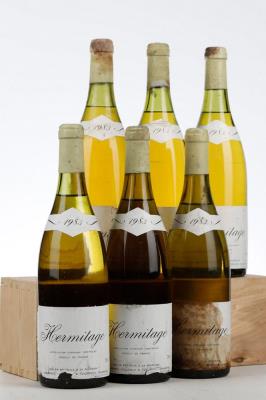 HERMITAGE BLANC 1983 - Jean Louis Grippat - 6 Bottles