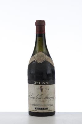 CHAMBOLLE MUSIGNY 1952 - Piat - 1 Bottle