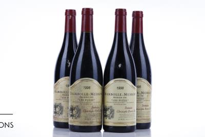 CHAMBOLLE MUSIGNY LES FUEES 1998 - Christophe Perrot Minot - 4 Bottles