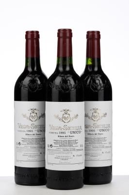 VEGA SICILIA UNICO 1995 - Vega Sicilia - 3 Bottles - Owc 6
