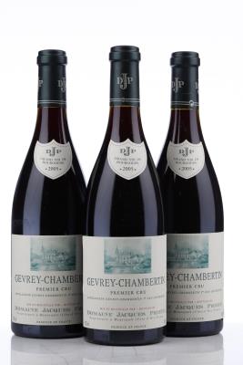 GEVREY CHAMBERTIN 1 ER CRU 2005 - Jacques Prieur - 3 Bottles