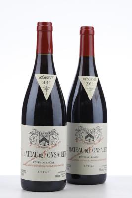 CHATEAU DE FONSALETTE SYRAH 2011 - Reynaud - 2 Bottles
