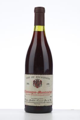 CHASSAGNE MONTRACHET ROUGE 1991 - Bachelet Ramonet - 1 Bottle