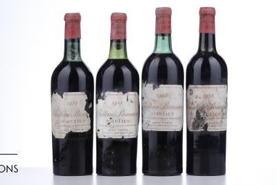 BRANAIRE DUCRU 1955 - Mb - Galand Londot - 4 Bottles