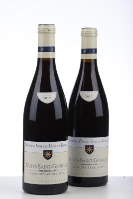 NUITS ST GEORGES CLOS DES ARGILLIERES 2017 - Dureuil Janthial - 2 Bottles