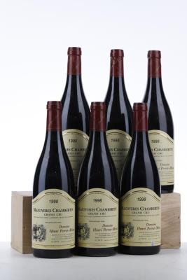 MAZOYERES CHAMBERTIN 1998 - Henri Perrot Minot - 6 Bottles