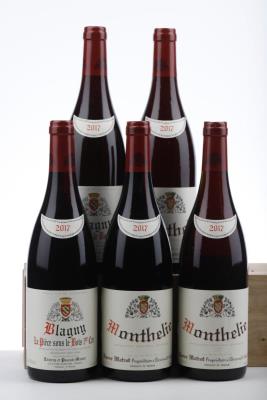 MONTHELIE 3* + BLAGNY LA PIECE SOUS LE BOIS 2* 2017 - Pierre Matrot - 5 Bottles