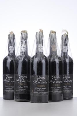 QUINTA DA ROMANEIRA VINTAGE PORT 1996 - SA da Romaneira - 5 Bottles