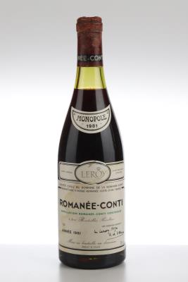 ROMANEE CONTI 1981 - Domaine de la Romanee Conti - 1 Bottle