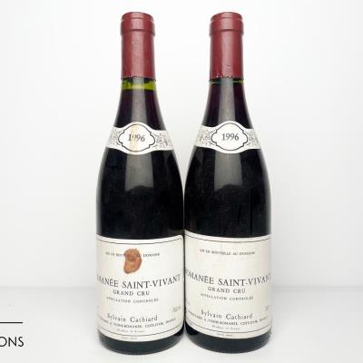 ROMANEE ST VIVANT 1996 - Sylvain Cathiard - 2 Bottles