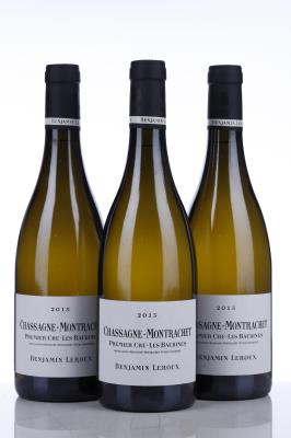 CHASSAGNE MONTRACHET BLANC LES BAUDINES 2013 - Benjamin Leroux - 3 Bottles