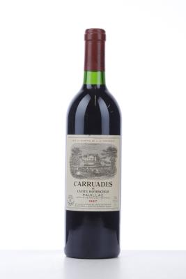 CARRUADES DE LAFITE ROTHSCHILD 1987 - Mc - 1 Bottle
