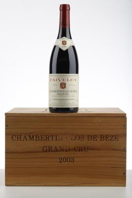 CHAMBERTIN CLOS DE BEZE 2003 - Faiveley - 6 Bottles - Owc 6