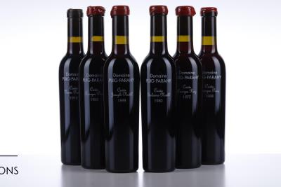 RIVESALTES UN SIECLE DE MILLESIMES NV - Puig Parahy including vintages 1898-1910-1930-1953-1963-1977 - 6 Half Bottles in Owc 6
