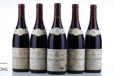 MAZIS CHAMBERTIN 1999 - Philippe Nadef - 5 Bottles
