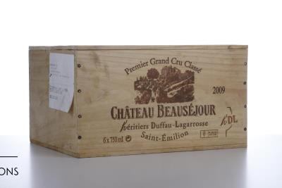 BEAUSEJOUR DUFFAU LAGAROSSE 2009 - 6 Bottles in Owc 6