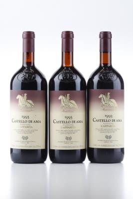 L'APPARITA 1993 - Castello Di Ama - 3 Magnums - Owc 3
