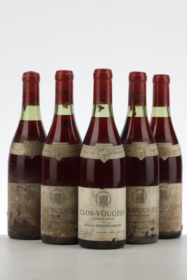 CLOS VOUGEOT 1972 - Drouhin Laroze - 5 Bottles