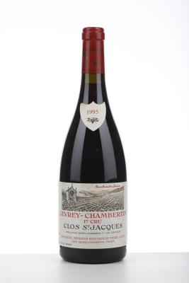 GEVREY CHAMBERTIN CLOS ST JACQUES 1995 - Armand Rousseau - 1 Bottle