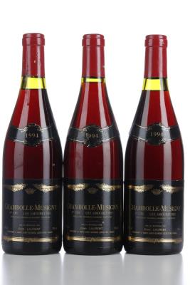 CHAMBOLLE MUSIGNY LES AMOUREUSES 1994 - Dominique Laurent - 3 Bottles