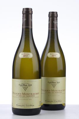 PULIGNY MONTRACHET LES PERRIERES 2017 - Francois Carillon - 2 Bottles