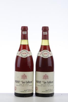 VOLNAY LES CAILLERETS TETE DE CUVEE 1978 - Felix Clerget - 2 Bottles