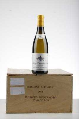 PULIGNY MONTRACHET CLAVOILLON 2015 - Domaine Leflaive - 8 Bottles - Owc 12