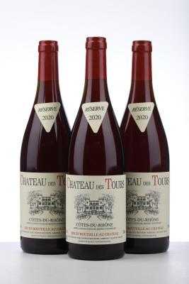 CHATEAU DES TOURS RESERVE 2020 - Reynaud - 3 Bottles