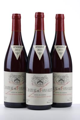CHATEAU DE FONSALETTE 2011  - 3 Bottles