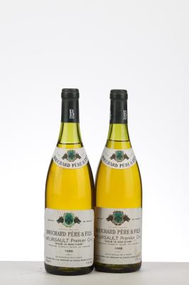 MEURSAULT 1 ER CRU 1986 - Bouchard - 2 Bottles